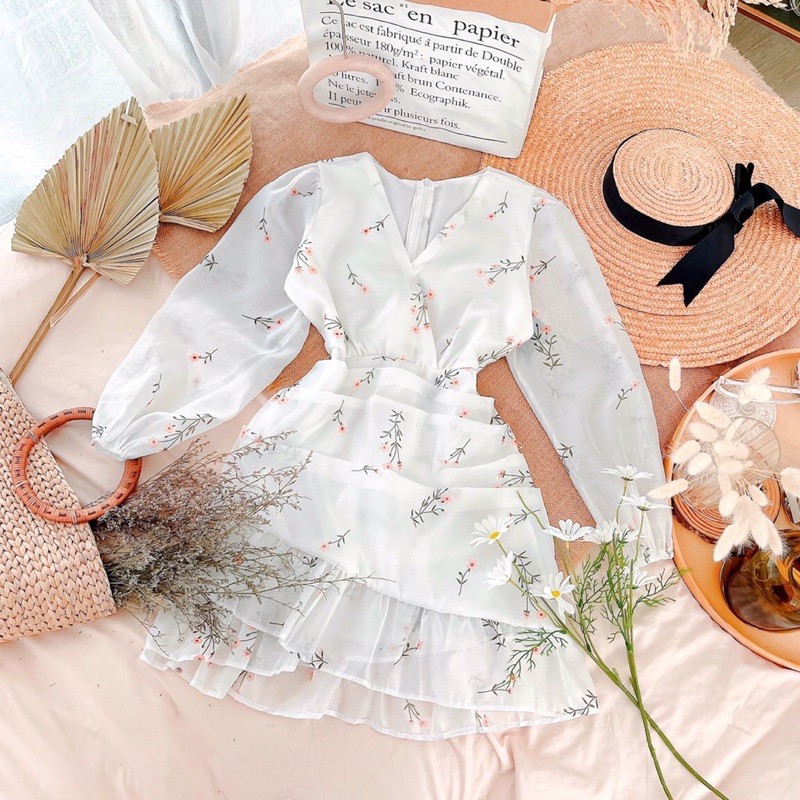 ĐẦM TRẮNG HOA NHÍ DỰ TIỆC👉FREESHIP-MẶC LÀ XINH👈 SIÊU PHẨM ĐẦM DỰ TIỆC,DU LỊCH HÈ 2021 | BigBuy360 - bigbuy360.vn