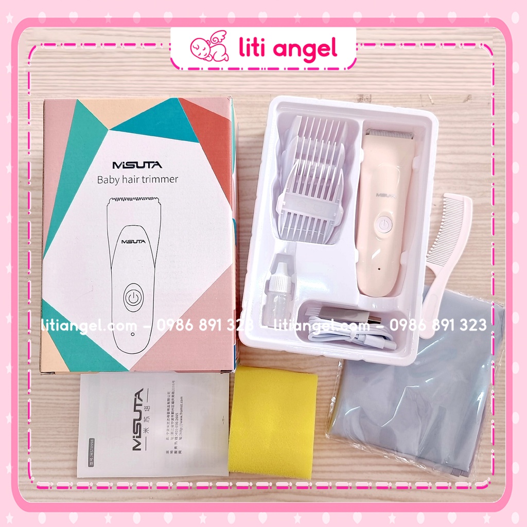 Tông đơ cao cấp Misuta cắt tóc cho bé an toàn đơn giản