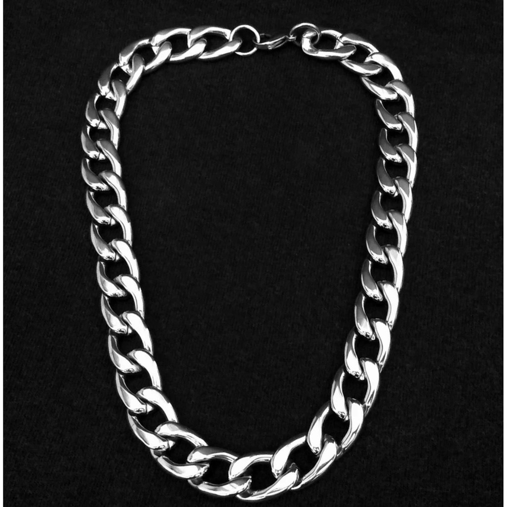 Dây Chuyền Thép Titan Không Gỉ Mắt Xích Cuban Basic Big Size Phụ Kiện Trang Sức Thời Trang Unisex Phong Cách Cá Tính