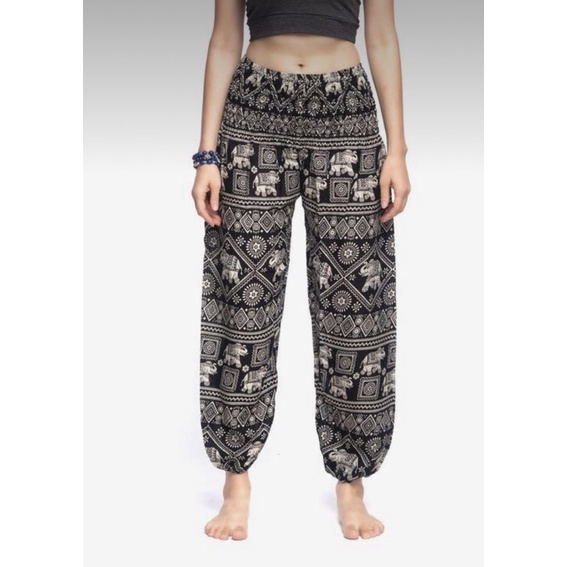 [size 1/45-60ky]Quần alibaba lanh thái phong cách boho nam/nữ đều mặc được