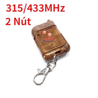 Remote 2 nút mã cố định ev1527 315mhz 433mhz hf12