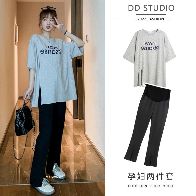 Bộ Đồ Thể Thao Hai Mảnh Phong Cách Thời Trang Bán Chạy Hợp Thời Trang Phong Cách Mẹ Bầu Không Nhìn Bầu
