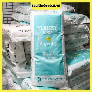 Bỉm yubest gold dán/quần nội địa trung s90/m84/l78/xl72