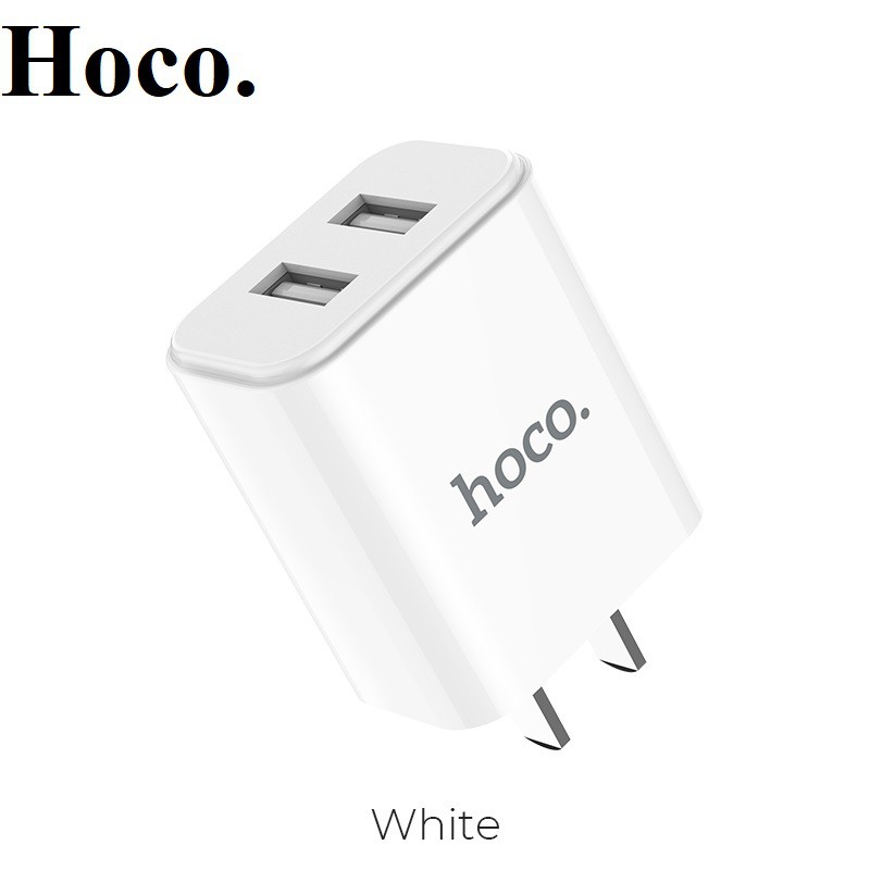 Củ sạc hoco C62/C62A 2 cổng sạc chính hãng hoco