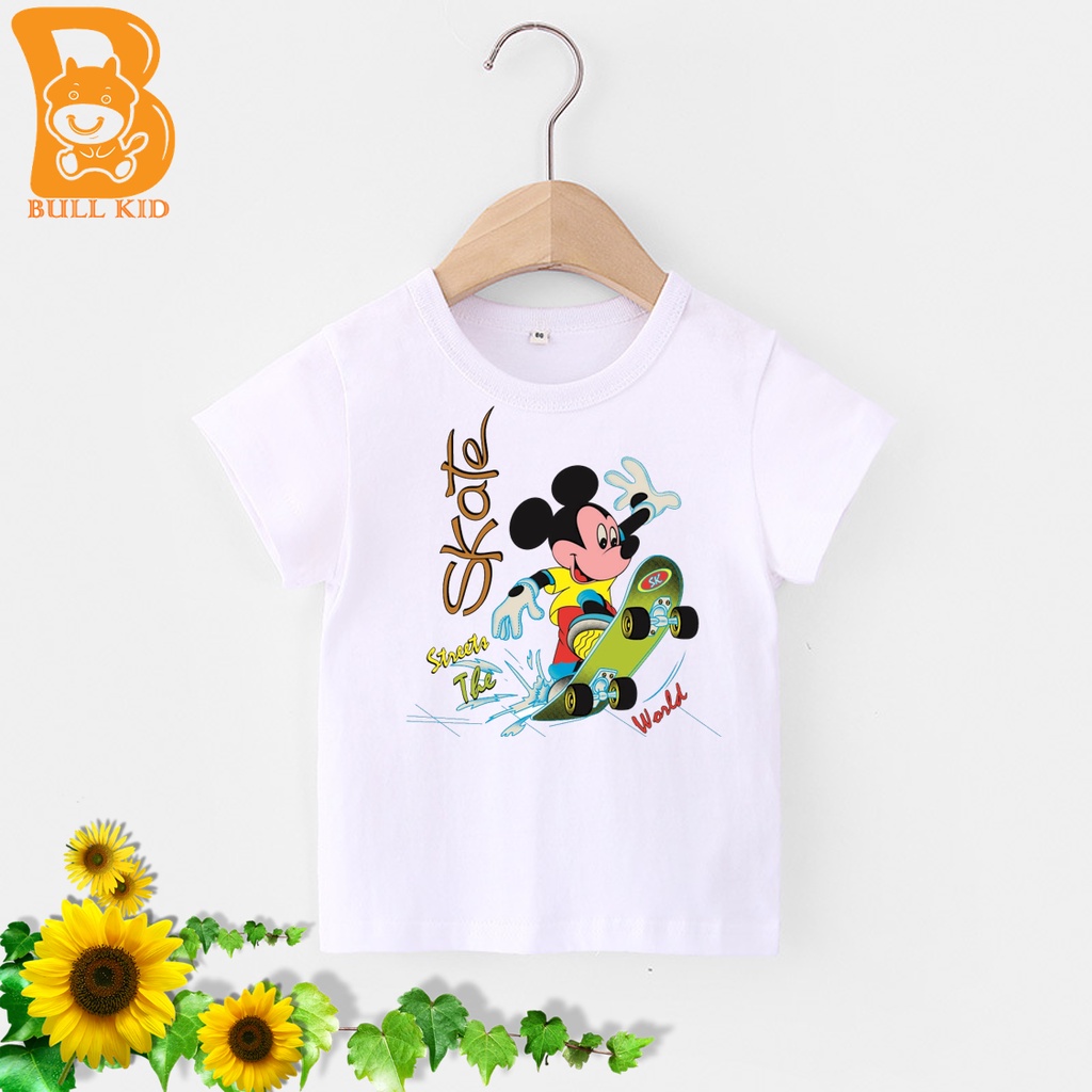 SIZE TO áo thun bé trai, bé gái in hình chuột STAKE (MẪU MỚI)