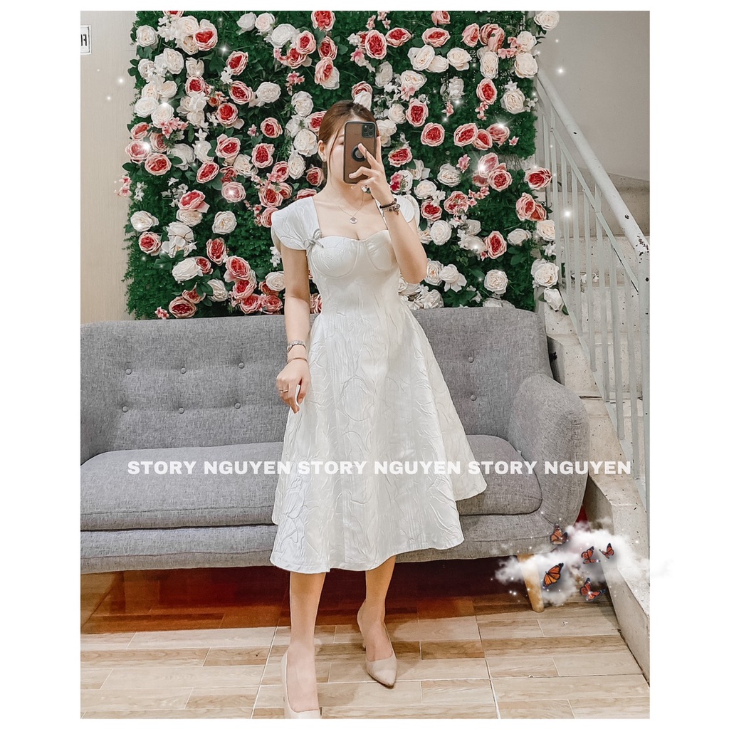 STORY Đầm Masora thiết kế tùng xòe cup ngực cao cấp Story.clothes thời trang nữ