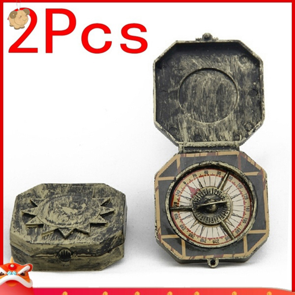 Set 2 La Bàn Mô Hình Nhân Vật Cướp Biển Dùng Để Trang Trí Halloween