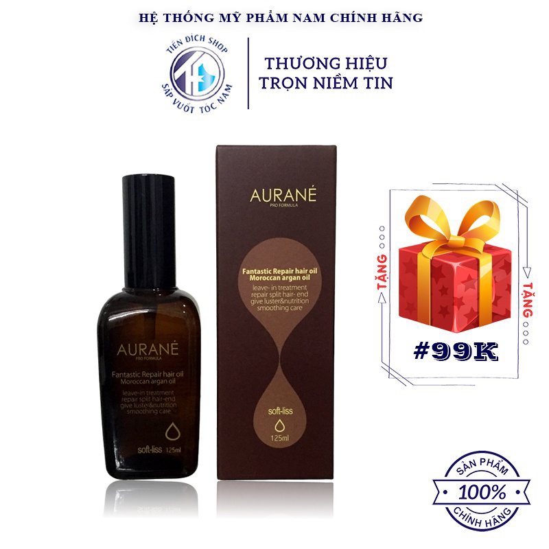 Tinh dầu dưỡng tóc Aurane Softliss Fantastic Repair Hair Oil 125ml