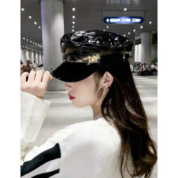 Mũ kepi dior da bóng