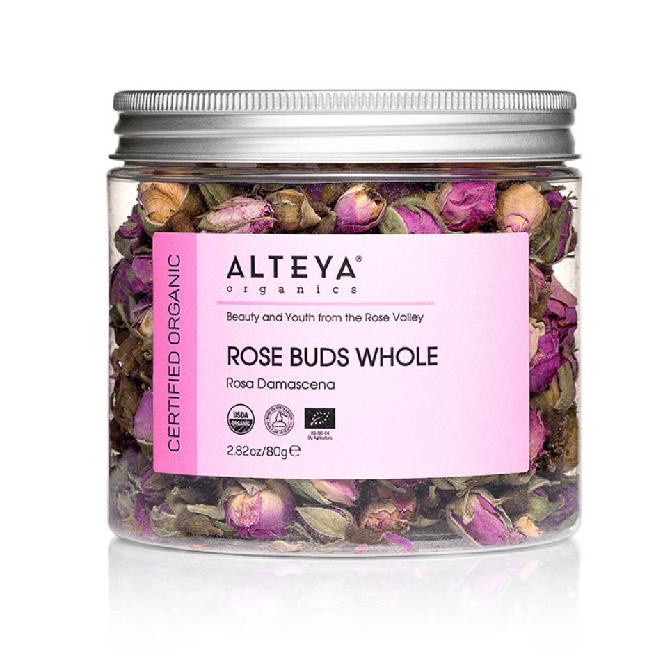 Trà Nụ Hoa Hồng Hữu Cơ Alteya Organics Whole Rose Buds, 80g