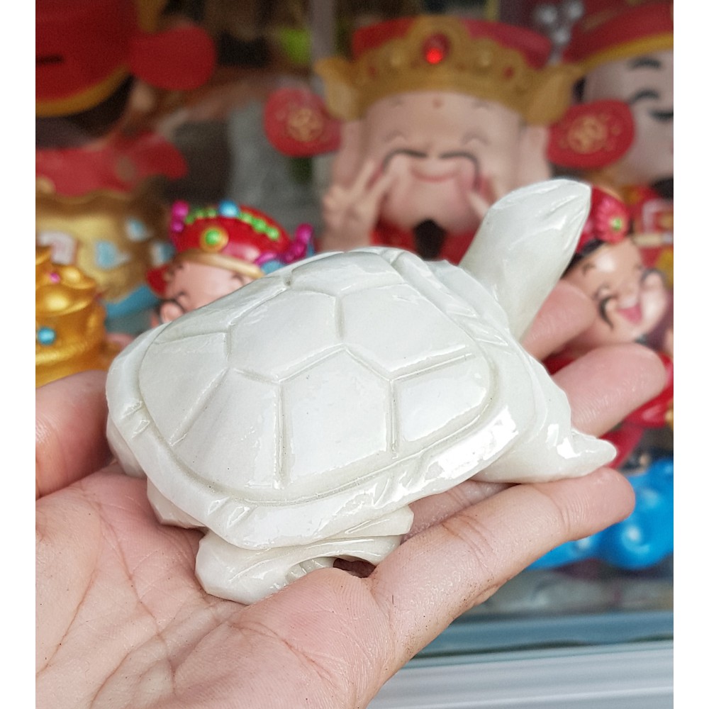 Cụ Rùa bằng đá tự nhiên size 8cm