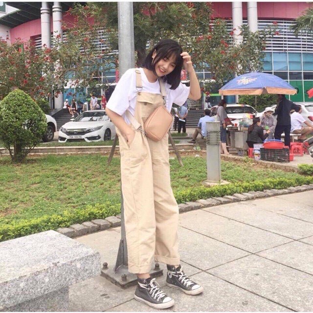 [RẺ VÔ ĐỊCH] Quần Yếm Kaki Baggy 2 Túi Ngực 2 Màu Hot cho bạn thêm trẻ trung, năng động và tự tin | BigBuy360 - bigbuy360.vn