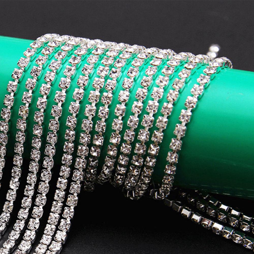 Cuộn Dây Ruy Băng Lưới Đính Đá Lấp Lánh