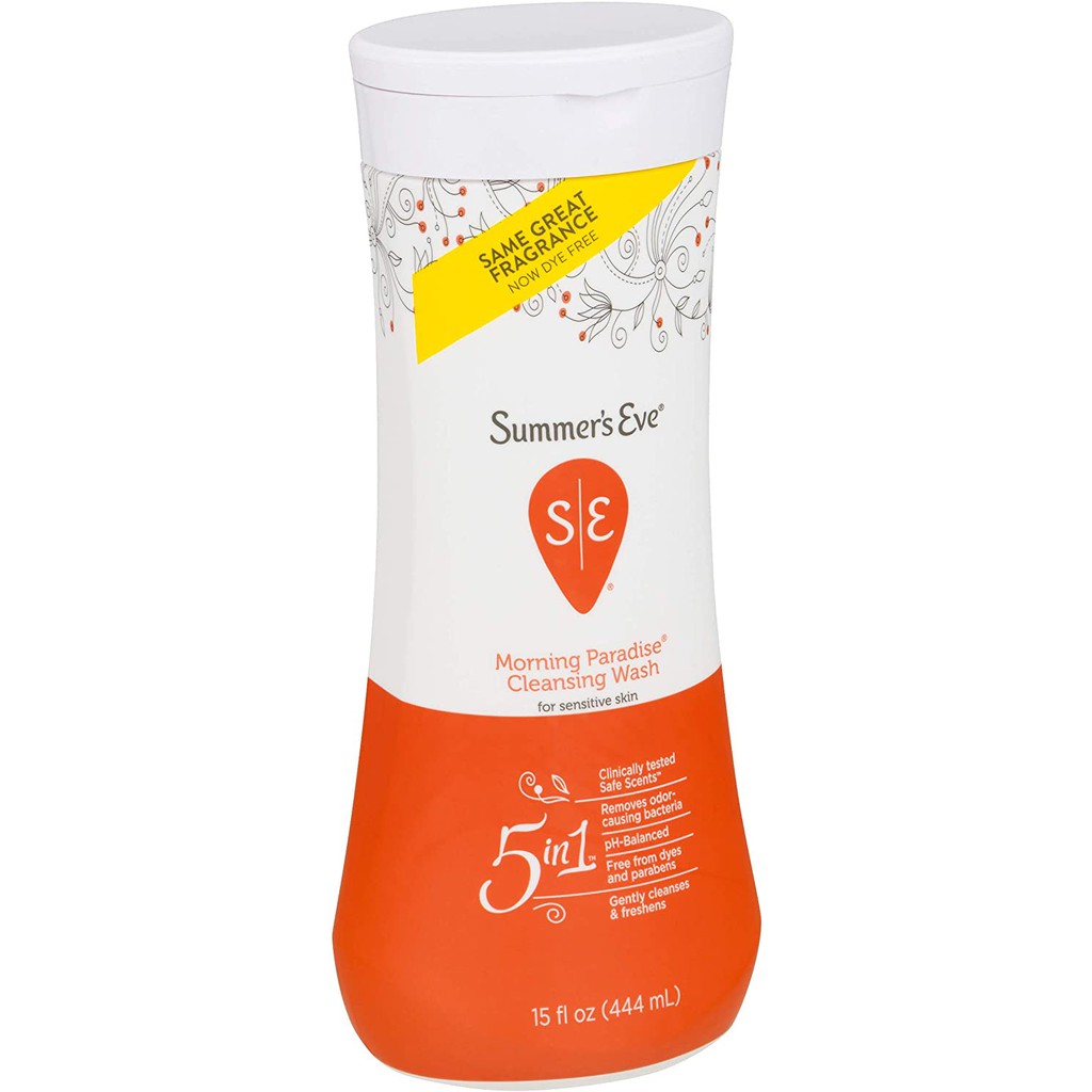 Dung dịch vệ sinh phụ nữ Summer's Eve Cleansing Wash Morning Paradise 444ml (Mỹ)