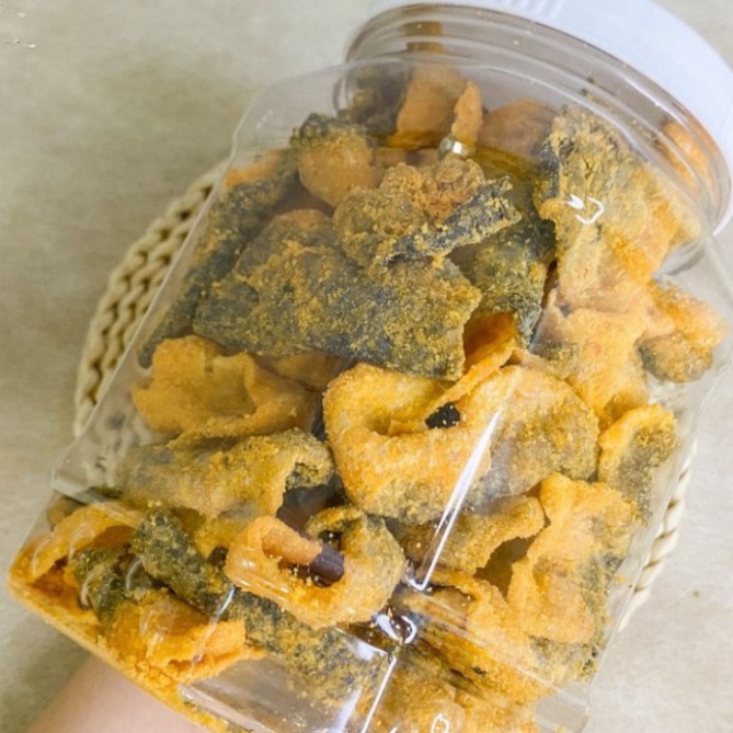 Da Cá Hồi Trứng Muối  da cá sấy giòn, THIÊN ĐƯỜNG ĂN VẶT | BigBuy360 - bigbuy360.vn