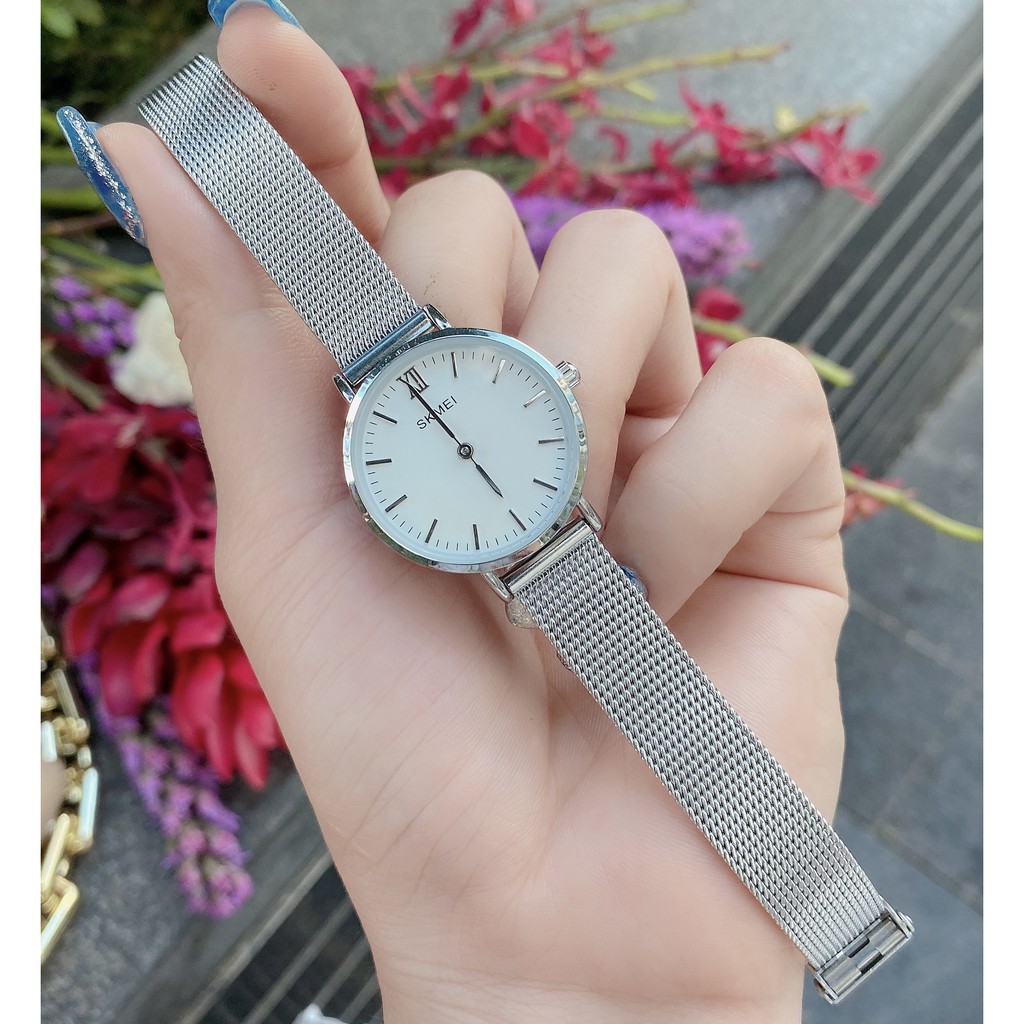 Đồng hồ nữ SKMEI 1185 dây kim loai ( 3 màu ) | BigBuy360 - bigbuy360.vn