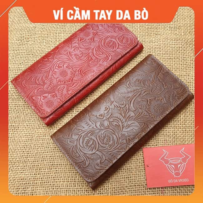 Ví Cầm Tay Nữ 3 Gấp Handmade VCT19