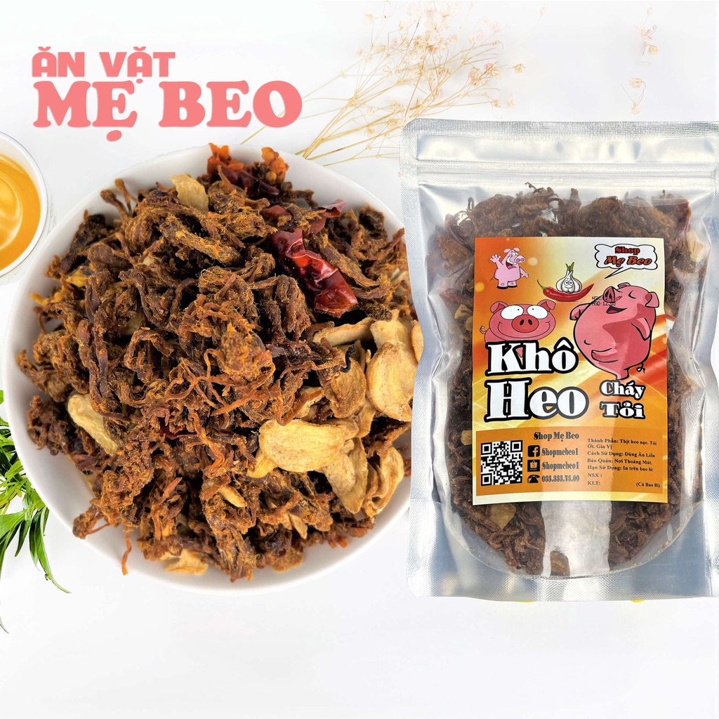 Khô heo cháy tỏi 500Gr loại 1 cực ngon