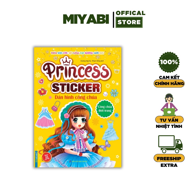 Sách dán hình công chúa elsa