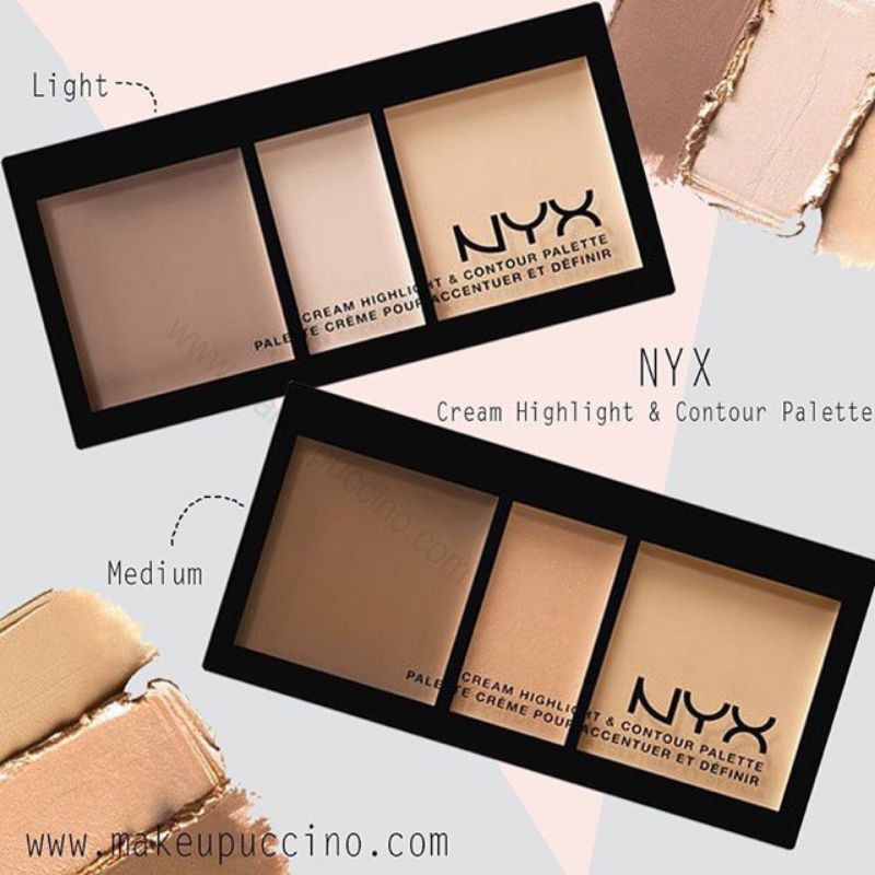 Tạo khối NYX Cream Highlight And Contour Palette | BigBuy360 - bigbuy360.vn