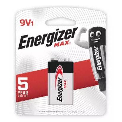 Pin Vuông 9V Energizer vỉ 1 Viên 9V (Nhập Khẩu Malaysia)[Chính Hãng 100%]