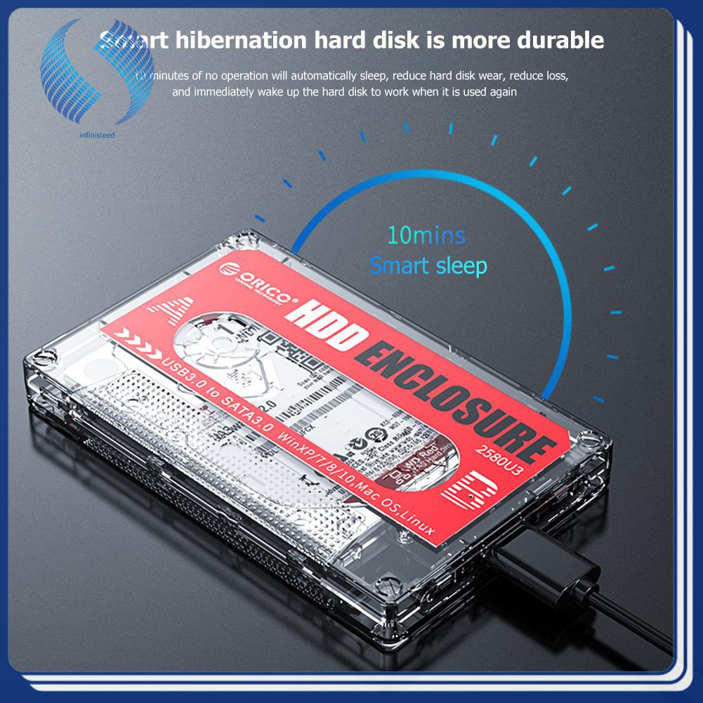 Hộp Đựng Ổ Cứng Orico 2580u3 Usb 3.0 2.5 Inch Sata Hdd Ssd | BigBuy360 - bigbuy360.vn