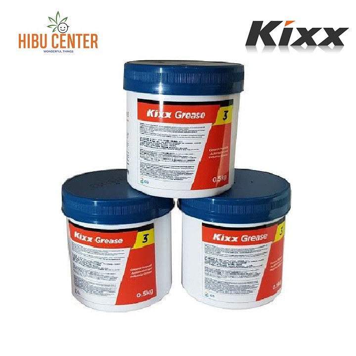 Mỡ bò đa dụng KIXX Grease 3 500g - Thùng 6 hũ