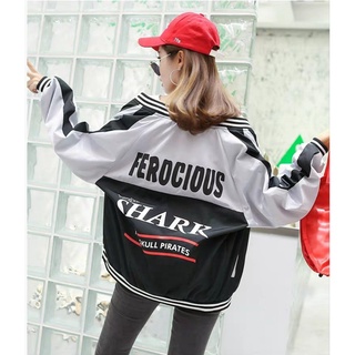 [Giá Hủy Diệt] Áo khoác dù nữ phối tay và in tiếng Nhật thư pháp