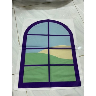 Tranh Vải Hình Cửa Sổ