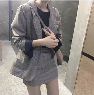 SET ÁO VEST CARO CỔ ĐIỂN