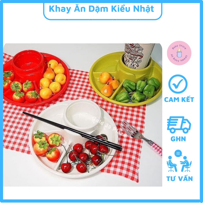Khay Ăn Dặm BLW Nhật Bản