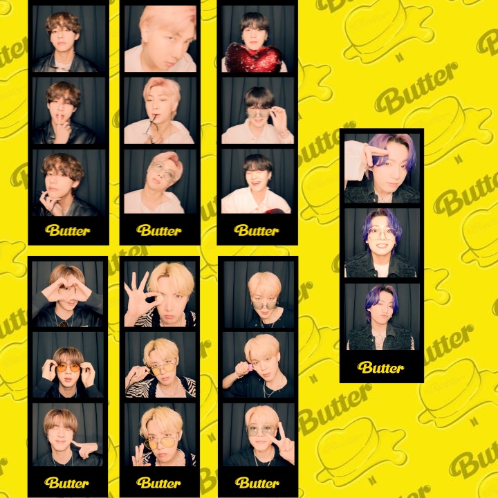 Ảnh photostrip BTS BUTTER