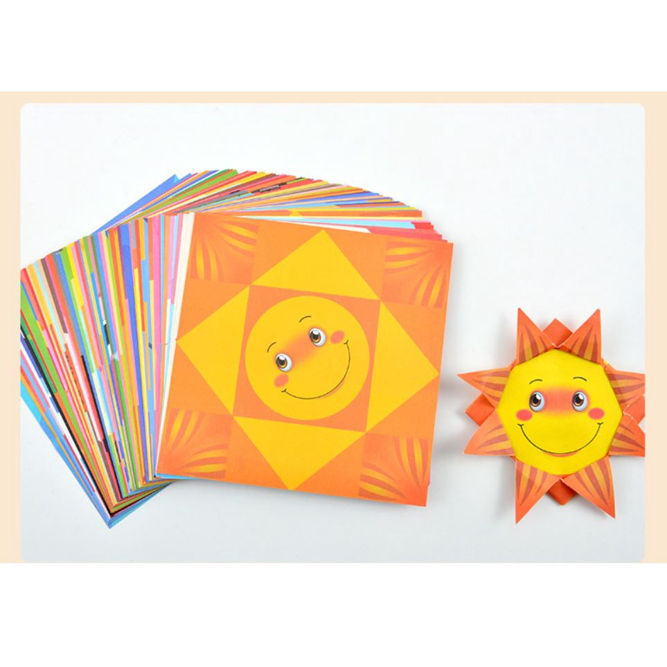 BỘ GẤP GIẤY FUN ORIGAMI 108 TỜ KÈM SÁCH HƯỚNG DẪN SỬ DỤNG CỰC HOT !!