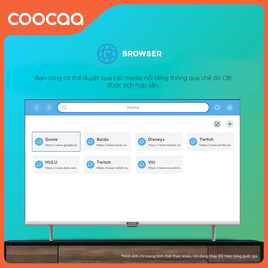 Smart Tivi HD Coocaa 43 inch 43S3U - Miễn phí lắp đặt