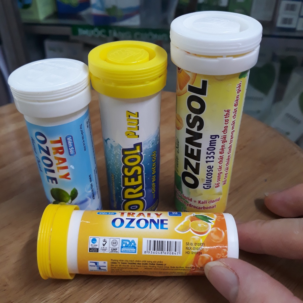 Viên sủi bù điện giải  oresol - ozone - ozensol