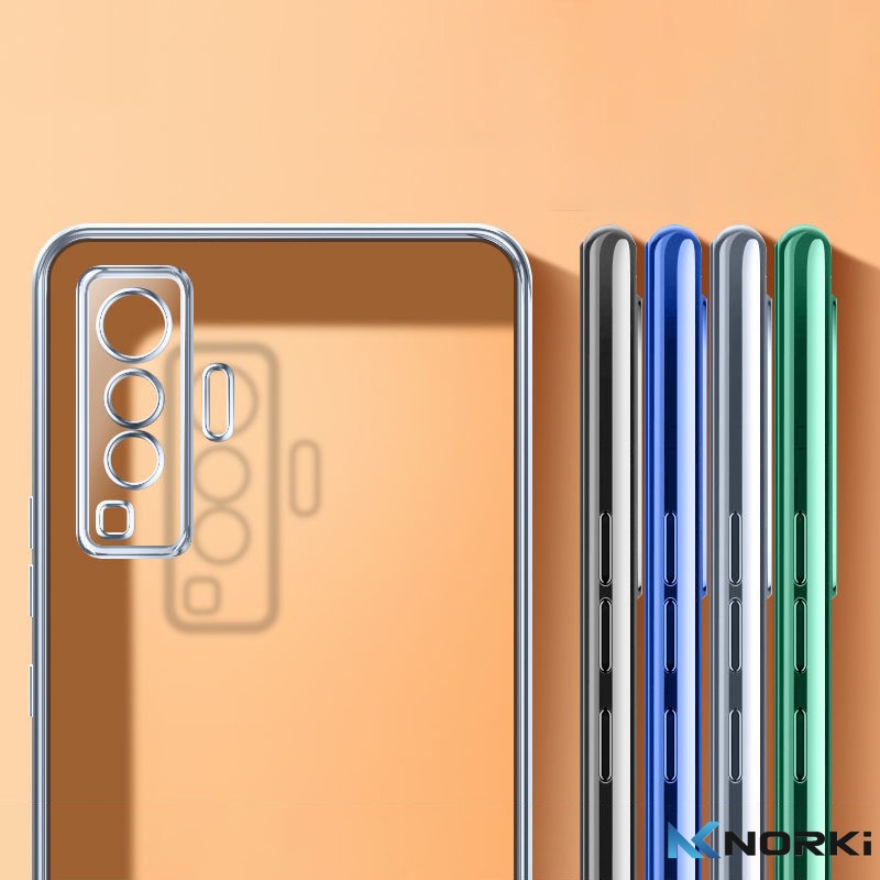 Ôp Điện Thoại Silicon Dẻo Tráng Gương Trong Suốt Sang Trọng Cho vivo y02s y78 y17s y27 y21 y33s y21s y20 y20i y20s y12a y12s y50 y30 Ốp