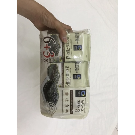BỊCH 9 GÓI RONG BIỂN ĂN LIỀN DEASANG HÀN QUỐC LOẠI NGON 5G/GÓI