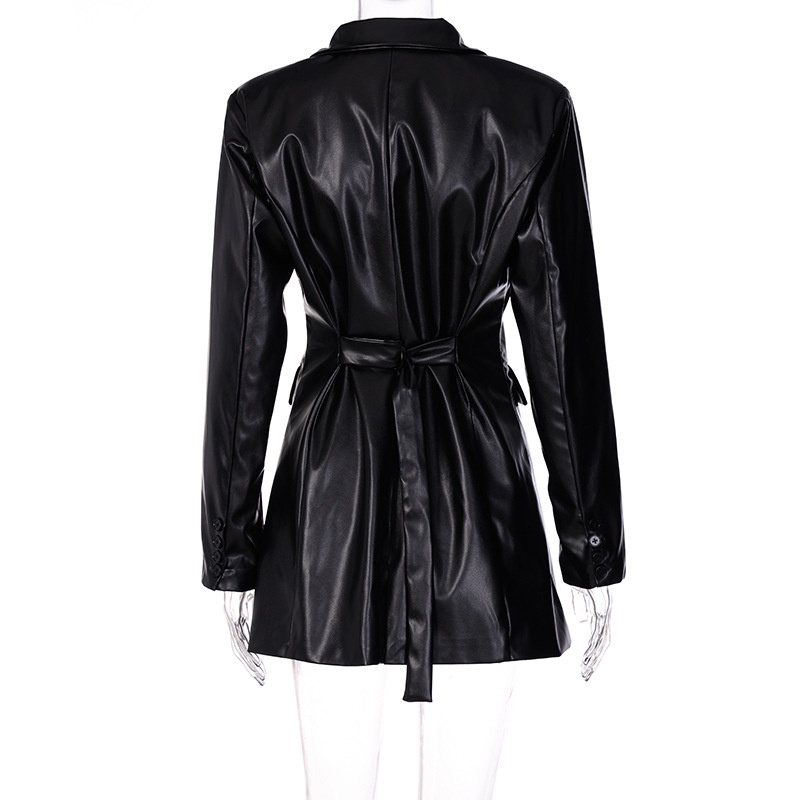 Áo Khoác Gió Tay Dài Phối Nút Thời Trang Đường Phố Cho Nữ