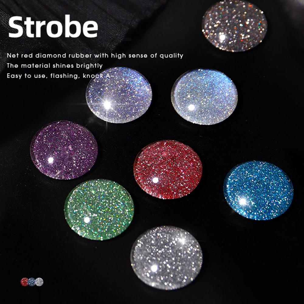✣HS✣ Nail Art Diamond Dazzling Gel Manicure Semi Permanent Base Nail Varnish Nail Polish 8ml Painting Glitter Gel For Top Hybrid