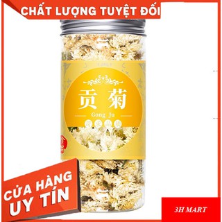 Hoa cúc trắng khô đóng chai, cúc khô pha trà chuẩn đài loan