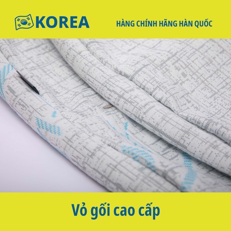 Vỏ gối cao su - Hình lượn sóng 50 x 30 x 10/7 cm - Hàng chính hãng Mehome Hàn Quốc | BigBuy360 - bigbuy360.vn