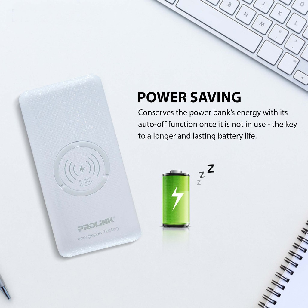 Sạc Dự Phòng Không Dây PROLiNK 10000mAH Nhỏ Gọn Giá Rẻ PPB1005 - Bảo Hành 12 Tháng