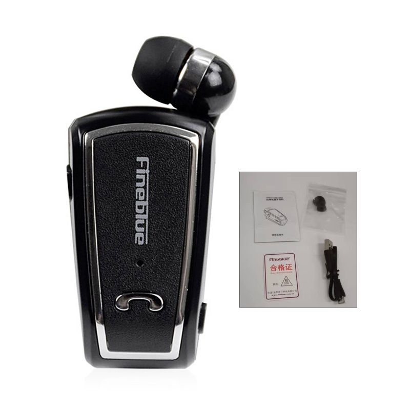 Tai Nghe zzz Bluetooth Không Dây Dạng Kẹp F-V3 Hỗ Trợ Gọi Rảnh Tay Thời Gian 10 Tiếng