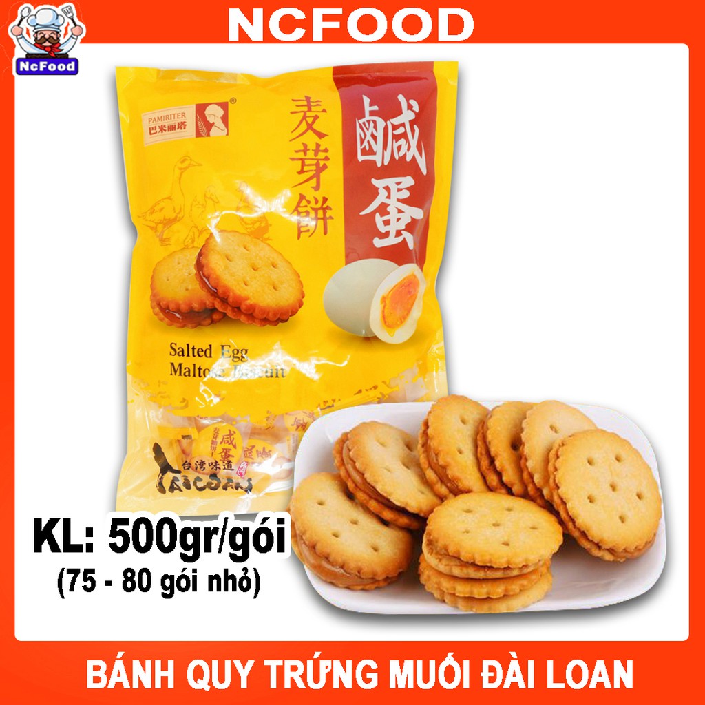 Bánh Quy Trứng Muối Đài Loan 500g NCFOOD | BigBuy360 - bigbuy360.vn