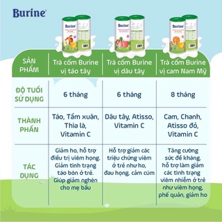 Trà cốm hoà tan Burine