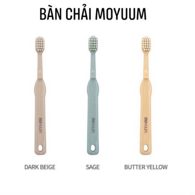 Bàn chải đánh răng Moyuum Hàn Quốc cho bé từ 3 tháng