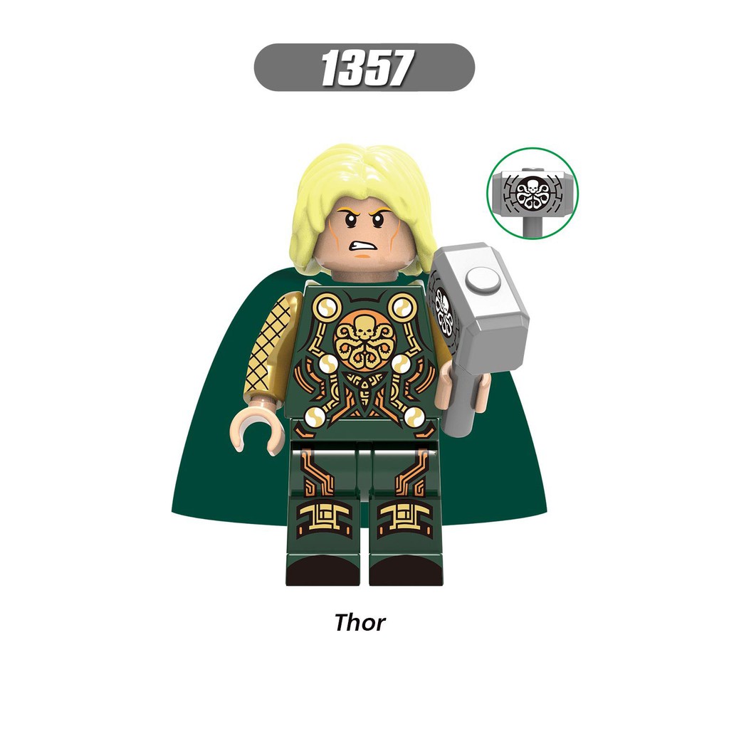 Minifigures Marvel DC Các Mẫu Nhân Vât Loki Thor Laufey Odin Mẫu Ra Mới Nhất X0269