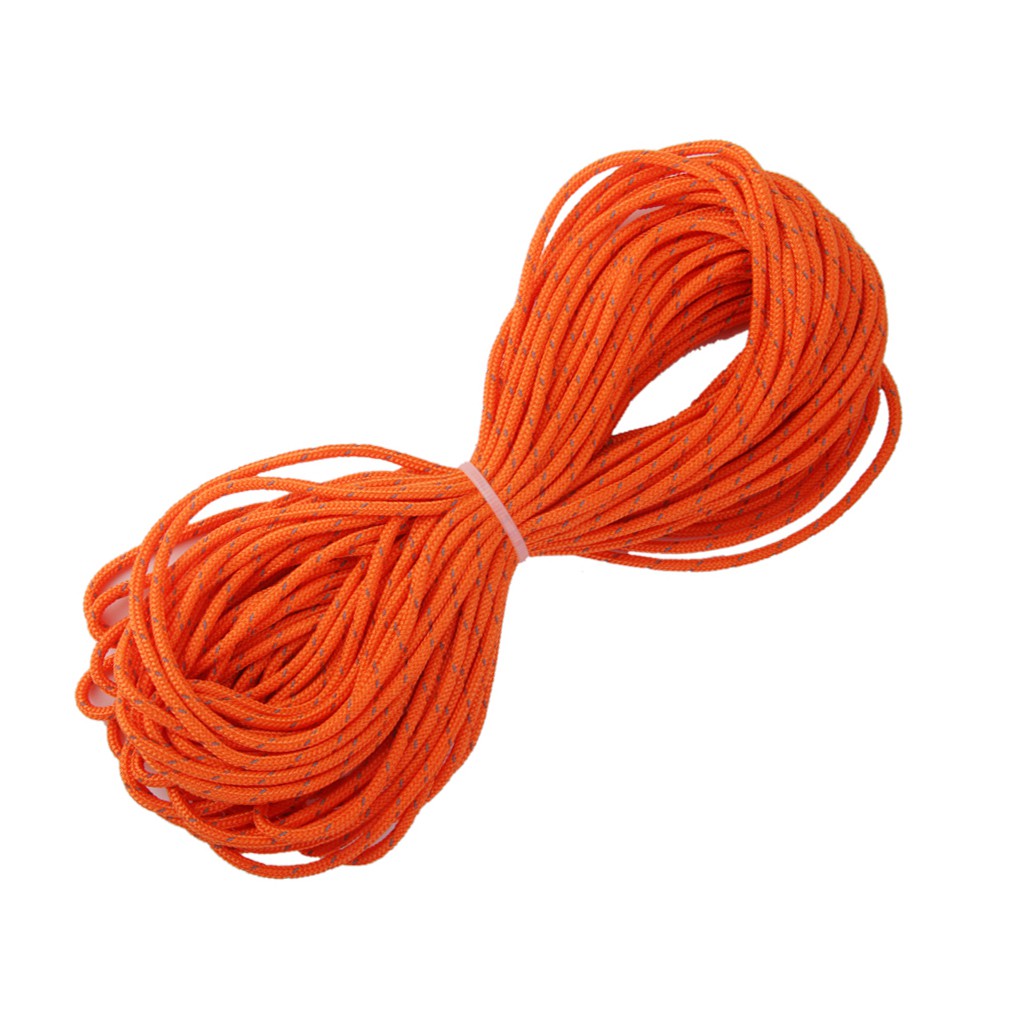 Cuộn Dây Phản Quang Màu Cam 3mm Dài 20M Đa Ứng Dụng