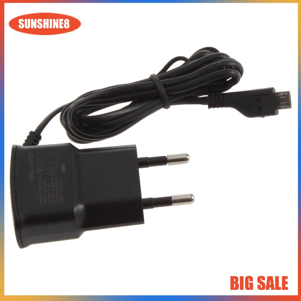 【SUN】Portable 110V-240V EU Plug AC Wall Charger Adapter For Galaxy S2 I9100