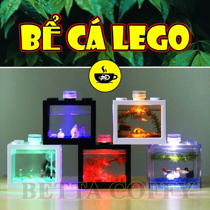 Bể Cá LEGO Lắp Ghép - Hồ cá mini kiểu dán độc đáo
